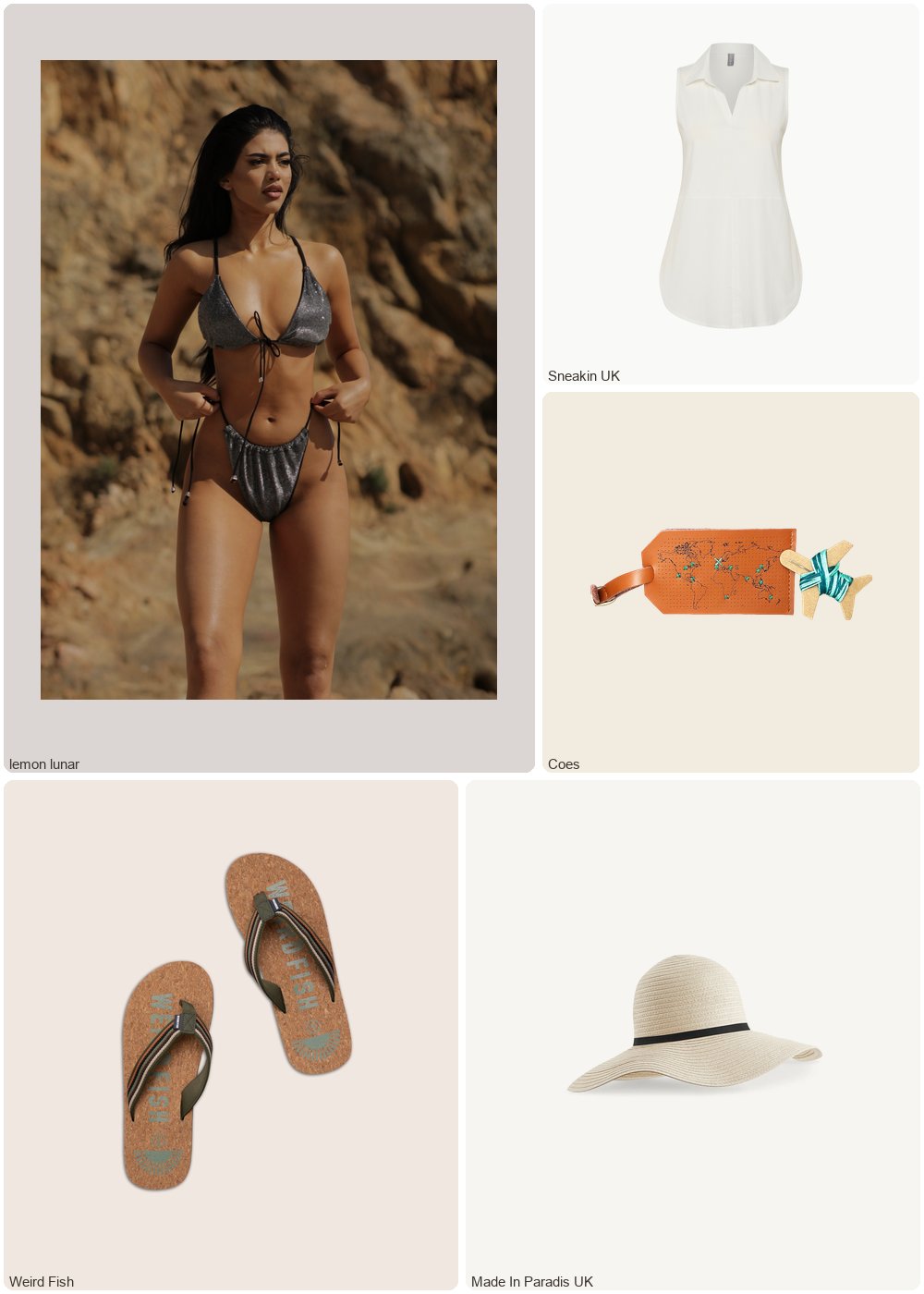 The complete outfit featuring Basil Weird Fish Englewood Cork Flip Flops Basil Size 11