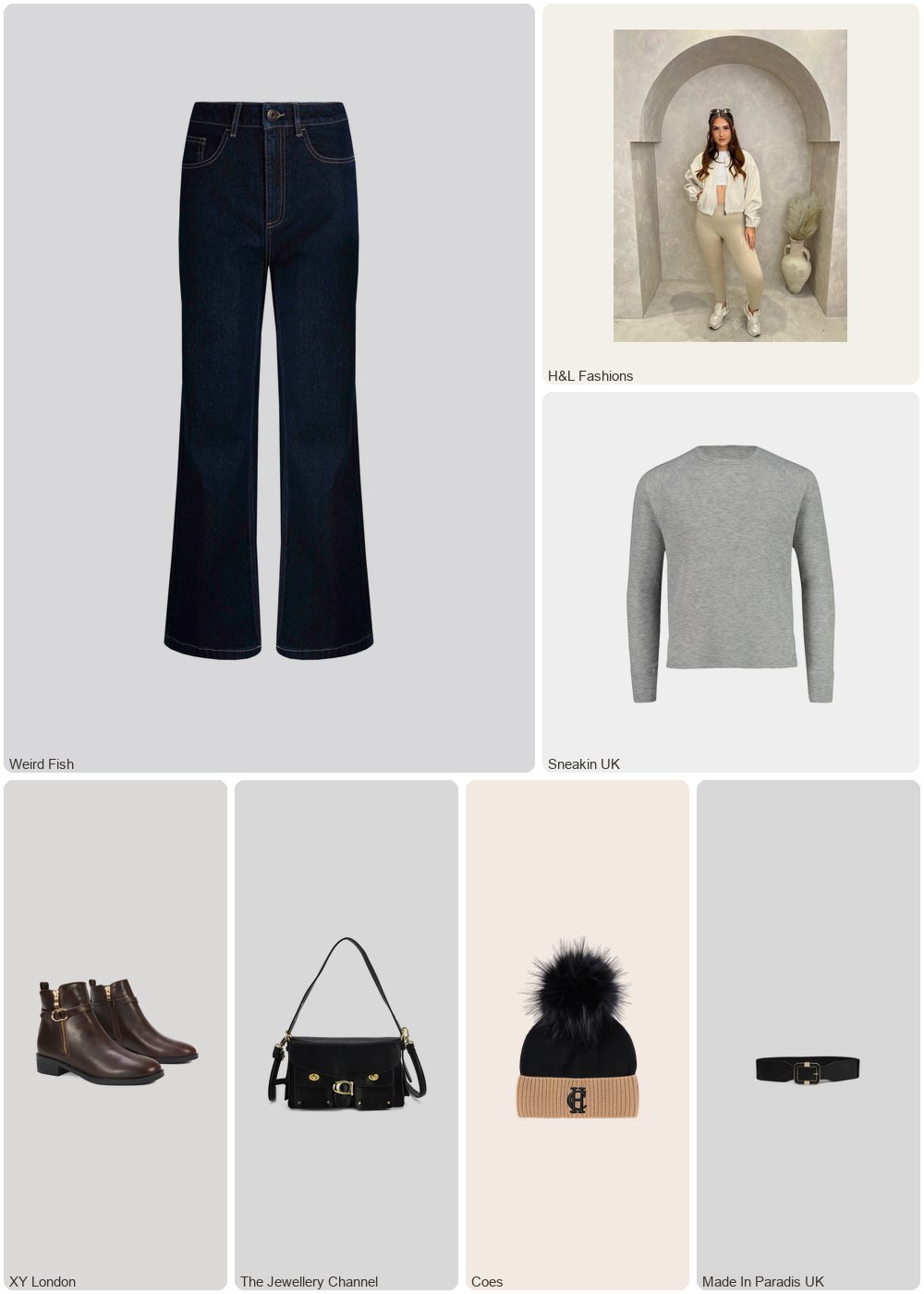 The complete outfit featuring Holland Cooper Holland Cooper Chelsea Bobble Hat