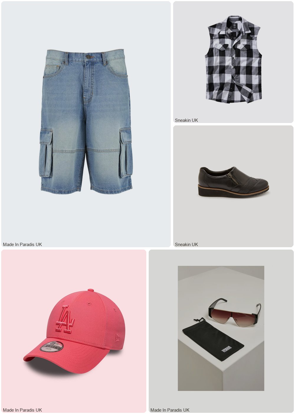 The complete outfit featuring Brandit Gingham sleeveless shirt Brandit