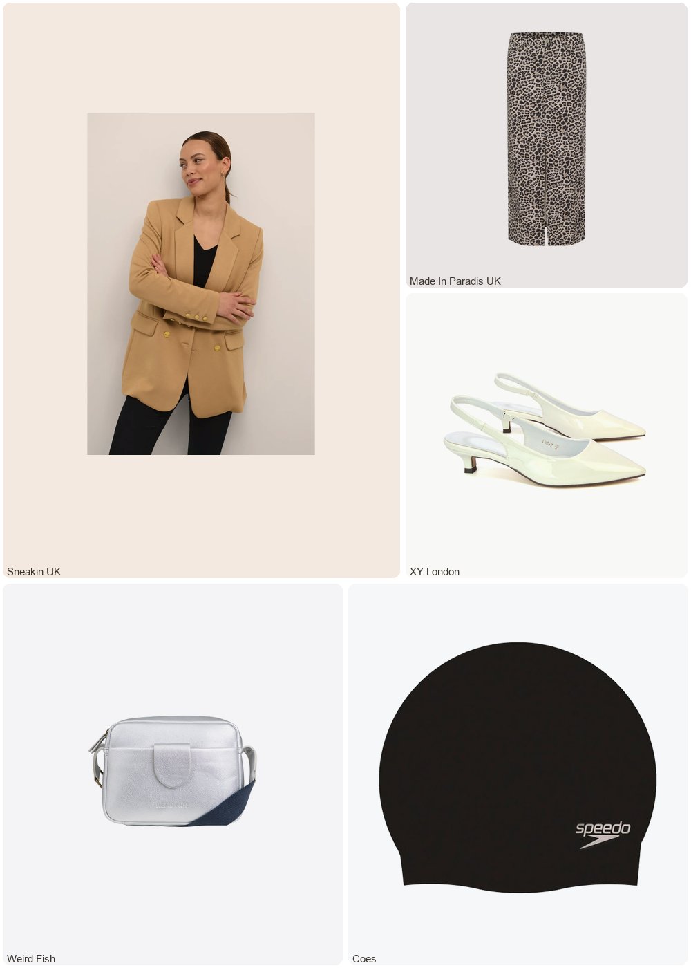 The complete outfit featuring Kaffe Denim skirt for women KAFFE Leonora
