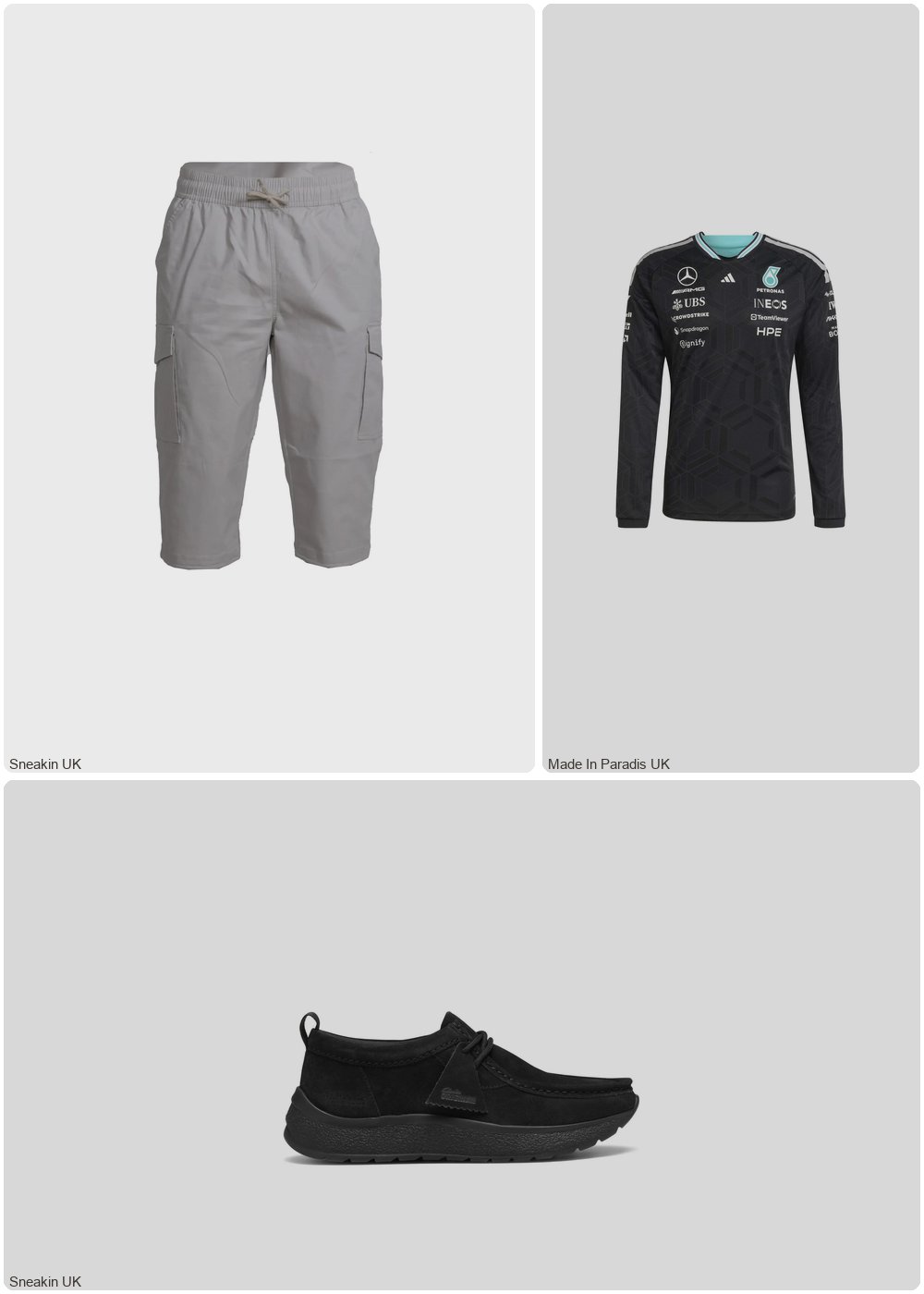 The complete outfit featuring Clarks Suede boat shoes Clarks Tawyer Walla