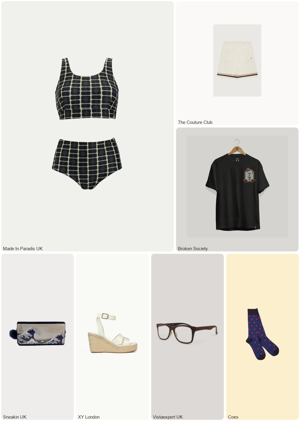 The complete outfit featuring xylondon Kala Espadrille Strappy Platform Wedge Heel Sandals With a Square Toe in Black - White / UK 8 | EU 41 | US 10