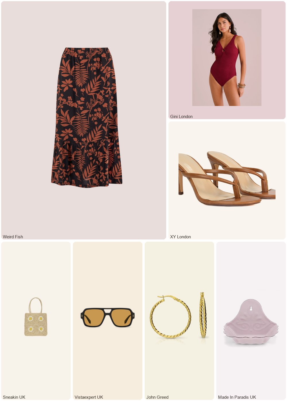 The complete outfit featuring Rex London Wall-mounted enamel soap dish Rex London
