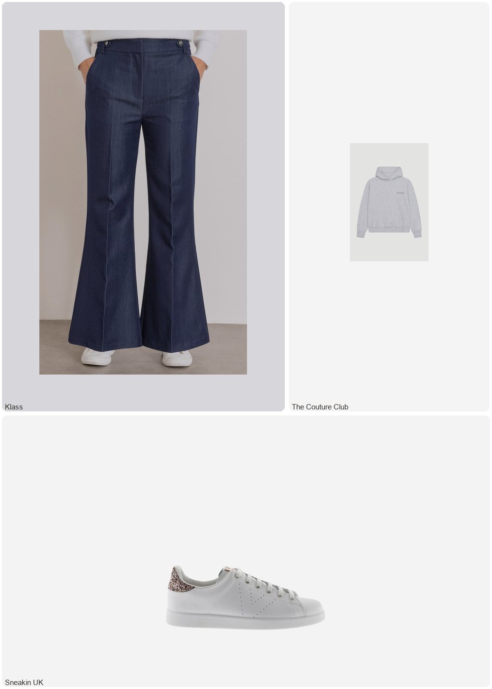 The complete outfit featuring Victoria Trainers woman Victoria Deportivo Piel