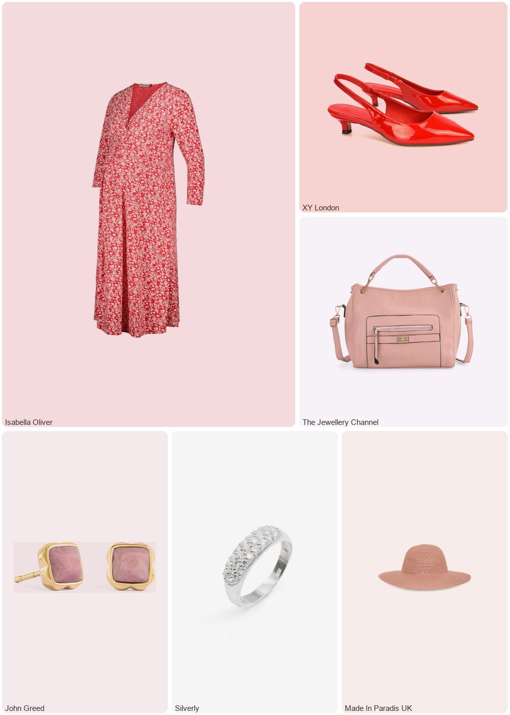 The complete outfit featuring Isabella Oliver Mia Maternity Dress
