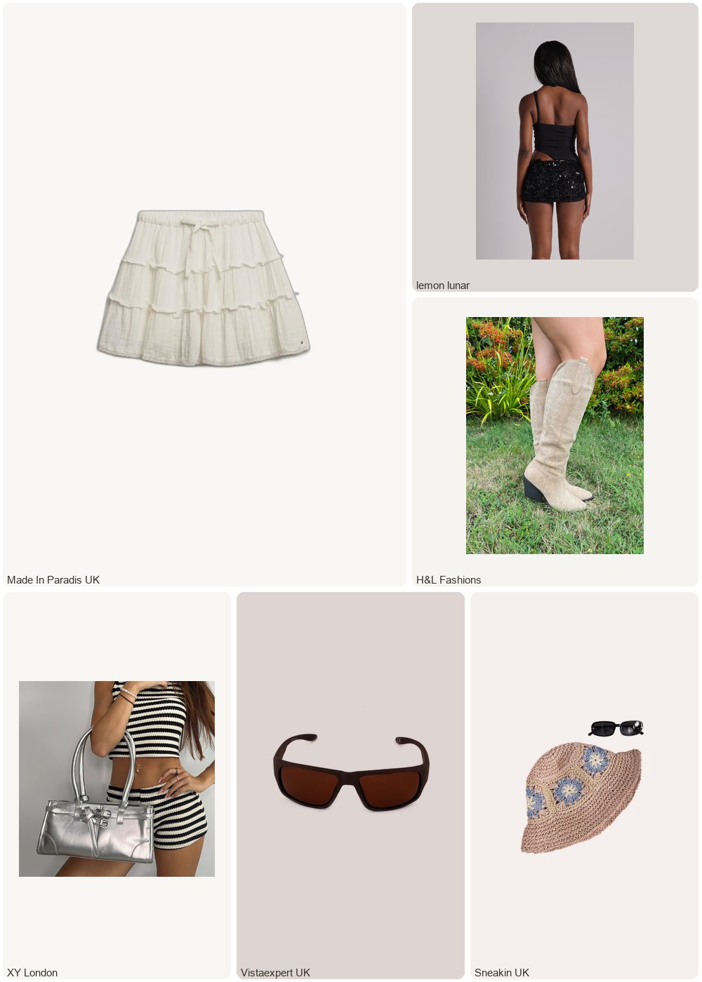 The complete outfit featuring Superdry Women's mini skirt in organza Superdry