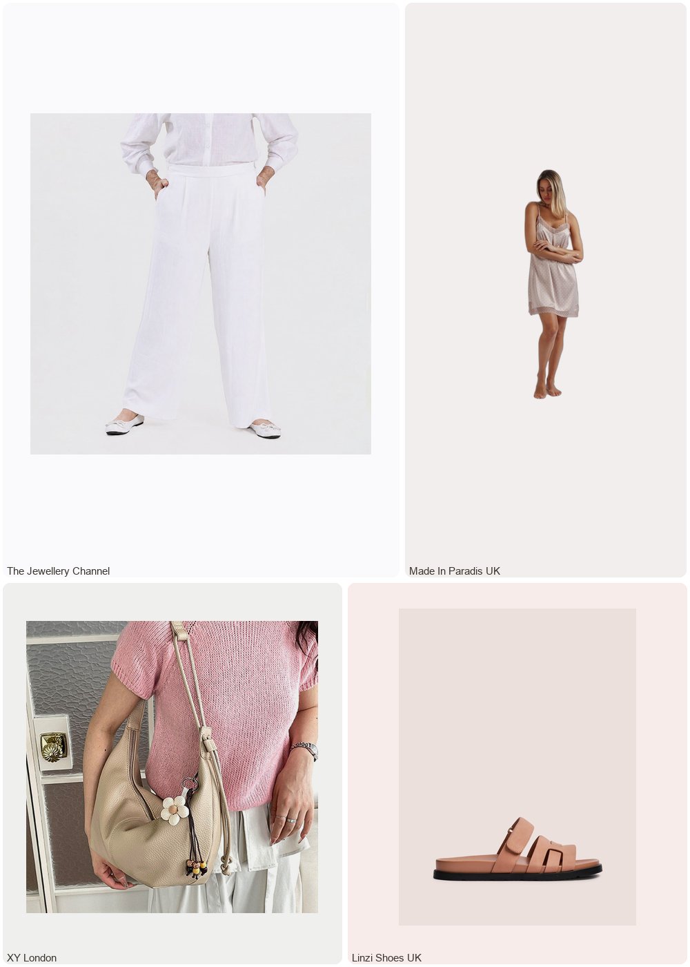 The complete outfit featuring Linzi Linzi Shoes - Dusky Pink Slip on Sandal With Woven Front Strap- 5
