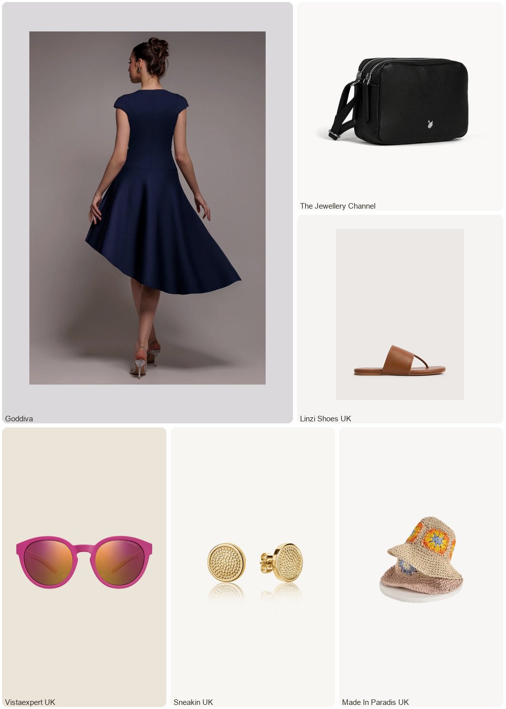The complete outfit featuring Goddiva Goddiva Cap Sleeve Skater High Low Midi Dress - Navy Blue