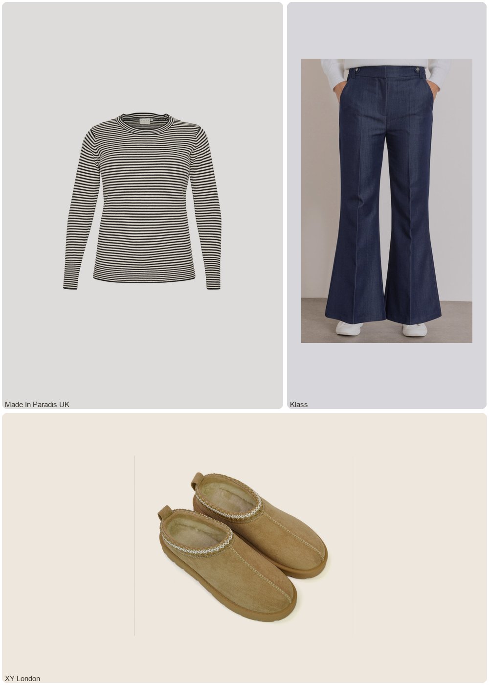 The complete outfit featuring KAFFE Curve Women's knitted sweater KAFFE Curve Miana