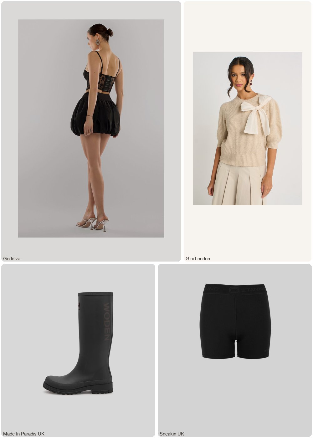 The complete outfit featuring Woden Women's rain boots Woden Le Waterproof