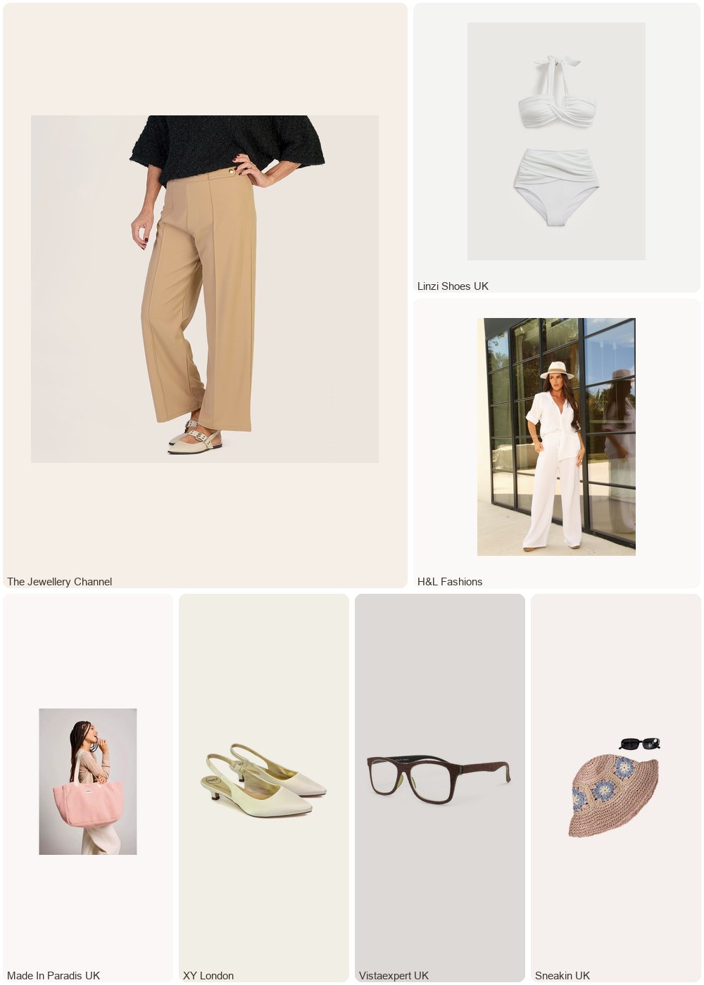 The complete outfit featuring Linzi Linzi Shoes - Linzi Swim White Bandeau Halter Neck High Rise Bikini- 8
