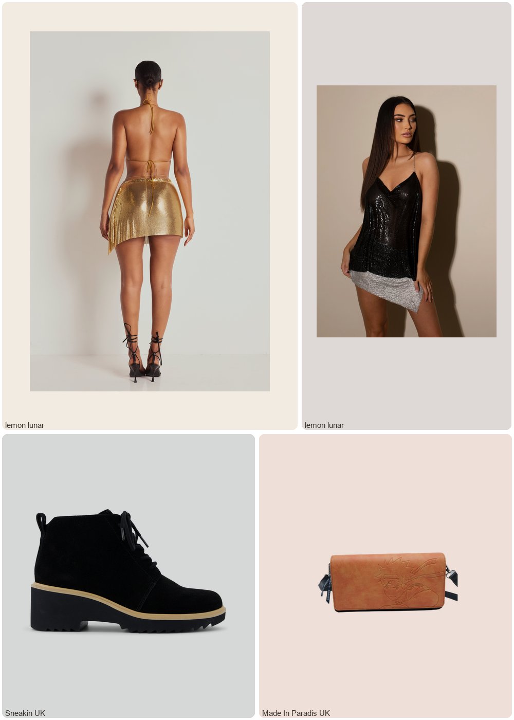 The complete outfit featuring THE LIBBY CHAINMAIL TOP BLACK