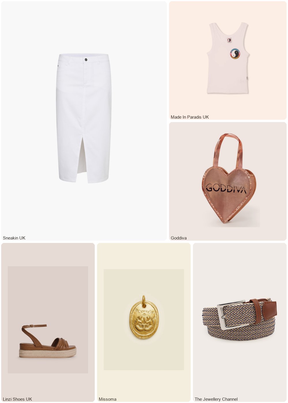 The complete outfit featuring Kaffe Denim skirt for women KAFFE Zelina