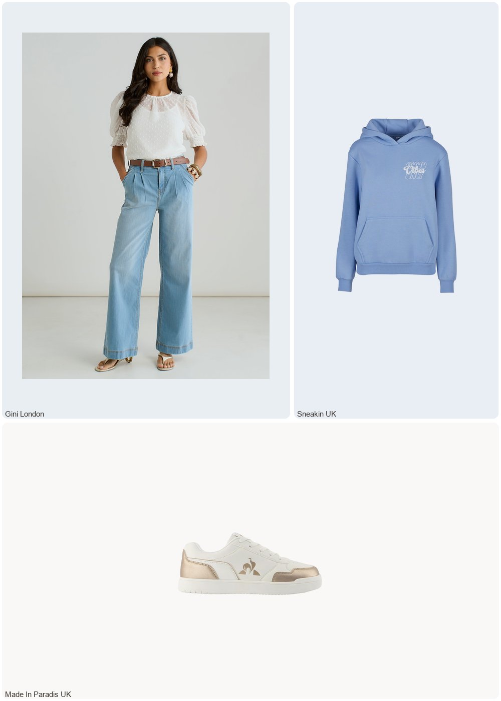 The complete outfit featuring Miss Tee Women's printed hoodie Miss Tee Good Vibes Puff