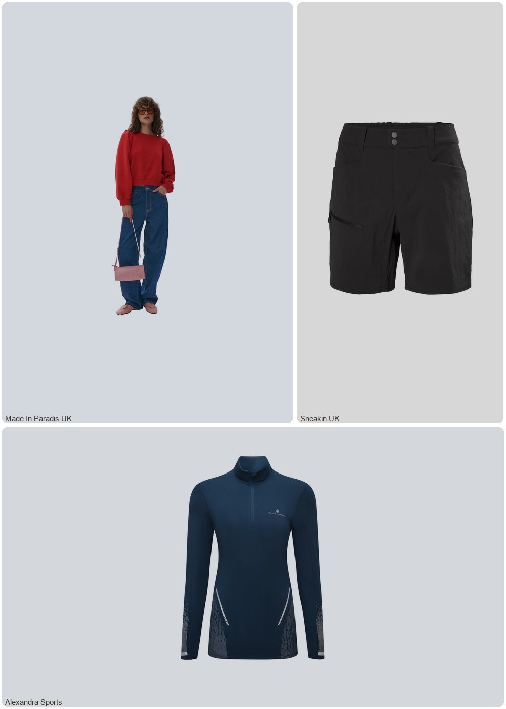 The complete outfit featuring She is Sunday Sweatshirt woman She is Sunday Rosso Amore